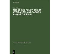 Otto F. Raum The Social Functions of Avoidances and Taboos am (Copertina rigida)