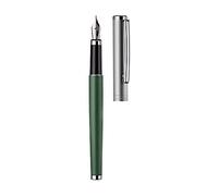 Otto Hutt design 01 028-11595 - Penna stilografica con rivestimento di alta qualità e superficie lucida, colore verde, spessore pennino F