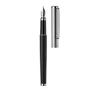 Otto Hutt design 01 068-11446 - Penna stilografica con rivestimento di alta qualità e superficie lucida, colore nero, spessore B