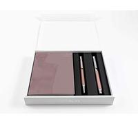 Otto Hutt Design 04 118-11462 - Set di penne stilografiche con rivestimento di alta qualità, laccato opaco, colore rosa perla, spessore pennino M e pennino in oro 18 ct