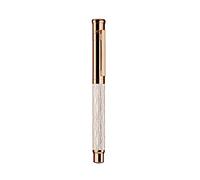 Otto Hutt Design 04 - Penna stilografica, con fusto rivestito in oro rosa e guilloche, tappo e accessori placcati oro rosa, pennino in acciaio, spessore penna: B, 068-16451
