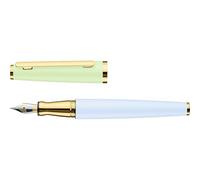 Otto Hutt Design 06 856233 - Penna stilografica, con fusto in alluminio interamente rivestito in PVD, pennino oro 18 carati, spessore penna: B, 856233