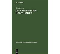Otto Jessen Das Wesen der Kontinente (Copertina rigida)