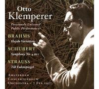 Otto Klemperer in a Previously Unissued Public Performance (CD) Album