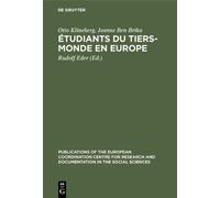 Otto Klineberg Jeanne Ben Br Étudiants du tiers-monde en Eur (Copertina rigida)