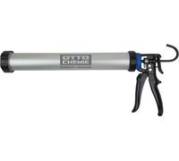 OTTO Pistola a mano H 600 - Pistola a pressa manuale per sacchetti in alluminio da 600 ml e cartucce da 280 - 310 ml - Qualità professionale cilindro girevole in alluminio, rapporto di trasmissione 17