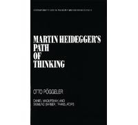 Otto Poggeler Martin Heidegger's Path of Thinking (Tascabile)