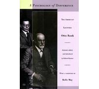 Otto Rank A Psychology of Difference (Copertina rigida)
