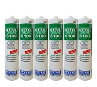 Otto S100 - Set risparmio da 6 flaconi di silicone antifunghi e elastico, 300 ml, colore: Manhattan