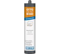 OTTO-SEAL M390 - Sigillante per giunti a pavimento ad alte prestazioni, polimero ibrido 1K, elastico, resistente agli agenti chimici, senza silicone, verniciabile, resistente alle intemperie, per