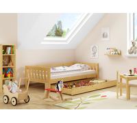Otto varianti x letto accogliente, sponde su tre lati 90x200 in Pino V-60.29-09