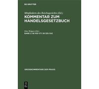 Otto Weipert §§ 105-177. §§ 335-342 (Copertina rigida) Großkommentare Der Praxis