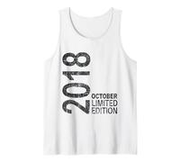 Ottobre 2018 Impressionante 2018 Vintage 2018 Retro Edizione 2018 Canotta