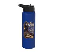 Ottobre è per Gothic Novels Dark Academia Stainless Steel Insulated Water Bottle