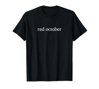 Ottobre Rosso Maglietta con Stampa Grafica Economica