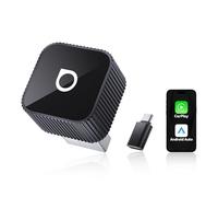 OTTOCAST (2026 Aggiornato) 2 in 1 Adattatore Wireless CarPlay & Android Auto, Mini Slim per iOS 10+ & Android 11+, Supporto Multi-Utente, Plug & Play, Connessione Veloce
