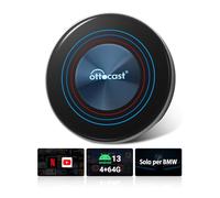 OTTOCAST I3 OttoAiBox per BMW - Android 13 Wireless CarPlay AI Box Adattatore Multimediale Video Compatibile con SIM e Scheda SD, Visualizzazione Video YouTube, Netflix, TikTok, 4GB + 64GB