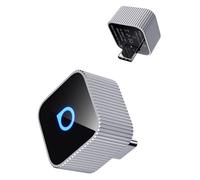 OTTOCAST MINI 3.0 Slim 2026 Adattatore Wireless CarPlay & Android Auto, 2-in-1 Dongle, Converte da cablato a modalità senza fili, Bassa latenza, Connessione rapida in auto, MINI Cube (Argento, USB-C)