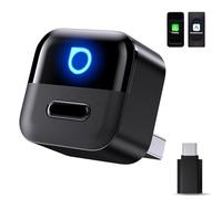 OTTOCAST Mini Pico 2026 Adattatore Wireless CarPlay e Android Auto, Pulsante Intelligente, 5-8s Connessione Automatica, USB-A/C, Aggiornamento OTA, Converte da Cablato a Wireless (iOS 10+/Android 11+)