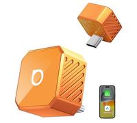 OTTOCAST Mini Pot Type C 2026, Adattatore Wireless USB C 2 in 1 per CarPlay e Android Auto, Compatibile con iOS 10+/Android 11+ e Auto dal 2016 in Poi, Plug & Play, Aggiornamento OTA, Arancione