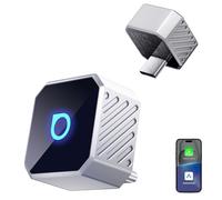 OTTOCAST Mini Pot Type C 2026, Adattatore Wireless USB C 2 in 1 per CarPlay e Android Auto, Compatibile con iOS 10+/Android 11+ e Auto dal 2016 in Poi, Plug & Play, Aggiornamento OTA, Argento