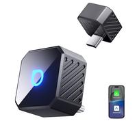 OTTOCAST Mini Pot Type C 2026, Adattatore Wireless USB C 2 in 1 per CarPlay e Android Auto, Compatibile con iOS 10+/Android 11+ e Auto dal 2016 in Poi, Plug & Play, Aggiornamento OTA, Nero