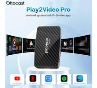 Ottocast Play2video Pro CarPlay TV Box Wireless Car Play Android Auto Car Sistemi intelligenti per Youtube Netflix Spotify