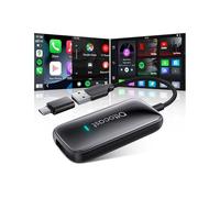 OTTOCAST Play2video Ultra, 2026 - Adattatore per auto senza fili CarPlay & Android con YouTube Netflix, Plug & Play 5G Chip, WiFi6, 4GB + 32GB Carplay AI Box per auto con cavo CarPlay dopo il 2016