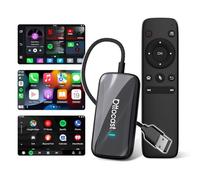 OTTOCAST Play2Video Ultra con Telecomando, 2026 Adattatore Wireless CarPlay e Android Auto con Netflix/YouTube/IPTV/Prime Video Integrati, Android 12.0 AI Box per Auto con CarPlay Cablato Originale