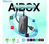 Ottocast Play2Video Ultra Wireless Carplay Android Auto Netflix YouTube 10+ APP