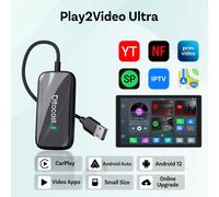 Ottocast Play2Video Ultra YouTube Netflix Wireless CarPlay Android Auto 10 Apps