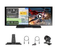 OTTOCAST ScreenFlow, Wireless CarPlay Android Auto Display 11,4 Pollici Schermo per Auto Car Play con Telecamera di Retromarcia, con Navigazione Bluetooth FM, Android 13 OS