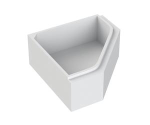 Ottofond Ancona supporti per vasche per vasca da bagno ad angolo, 990104, Ancona [Vasche da Bagno > Ricambi per Vasche da Bagno]