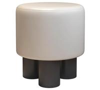 Ottomano Pouf Pouf Sgabello Rotondo In Stile Moderno, Sgabello Da Toeletta Pratico E Avanzato Per La Camera Da Letto, Non Richiede Installazione, Regalo