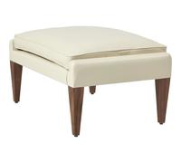 Ottomano V11 Noce Americano/Pelle Crema