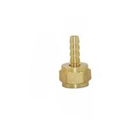 Ottone 1/8" 1/4" 3/8" Filettatura femmina a 5/6/7/8/9/10mm Raccordo portagomma Raccordo per tubo filettato girevole Raccordo in rame, 1I4 x 6mm