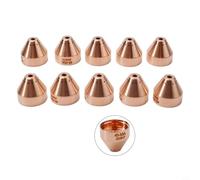 Ottone 220817 Plasma Cutter Shield 10 Pezzi Fit Per PMX 45XP Per PMX 65 Per PMX 85 Per PMX 105 Sistema di Taglio Industriale