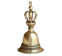 Ottone Artigianato Scrittura Campana Pulsante Regalo Creativo Decorazioni Per La Casa Ciondolo Portachiavi Ciondolo Albero Natale Campane A Mano Vintage Strumenti Musicali Chiamata Portatile