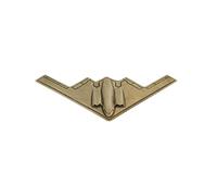 Ottone B-2 Spirit Stealth Bomber Model - Mini statua di aereo militare, 12,9 cm, decorazione da scrivania per libreria, auto e appassionati militari regalo