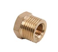 Ottone Boccola Esagonale Riduttore Raccordo 1/8 1/4 3/8 1/2 3/4 Maschio * Femmina Filettato Riducente di Rame Acqua Gas Adattatore Accoppiatore connettore(1inch*3/4inch)