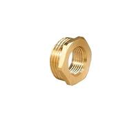 Ottone Boccola Esagonale Riduttore Raccordo F A M Filettato 1/8 1/4 3/8 1/2 3/4 Riduzione di Rame Acqua Gas Adattatore Accoppiatore connettore(F 04 To M G1)