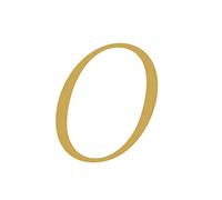 Ottone Casa Numeri Lettera A-Z Oro 5cm Indirizzo Placca Segno Numero Decor Parete Hotel Villa Mailbox Porta Piastre Figure Dormitorio Metallo Lucido Alfabeto, per Cafe Decorazione (O)