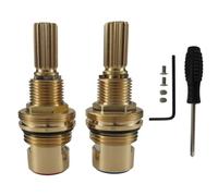 Ottone Ceramica Stelo Del Disco Cartuccia Del Contagocce Del Rubinetto Adattatore Calda E Fredda Bobina Di Acqua Calda E Fredda Rubinetto Della Cucina Sostituzione Per Valvole antigoccia