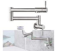 Ottone da Parete Rubinetto Cucina Pentola Filler Allungabile Lavabo Lavello
