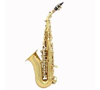 Ottone Golden Carve Pattern Bb Bend Althorn Saxophone Sax Pearl Shell Shell Pulsanti Strumento Di Vento Kit principianti sax