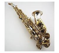 Ottone Golden Carve Pattern BB Bend Saxophone Pearl Bianco Shell Bottoni Strumento Di Vento Kit principianti sax