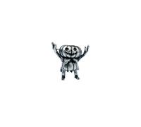 Ottone Halloween zucca umana EDC perline ciondolo gioielli che fanno forniture, personalità fai da te strumenti all'aperto paracord perline fascino cordino accessori tessuti a mano, Ottone, Nessuna