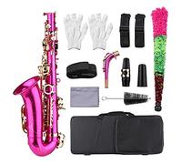 Ottone Inciso EB E-flat Saxofono Alto Con Guanti Case Guanti Brush Brush Brush Kit principianti sax (Color : 01)