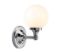 Ottone Lampada da Bagno IN Cromo Vetro Schermo Blendarm Con LED Varietà Parete [EEK: F]