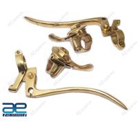 Ottone Leva Set + Diffusore Leve 7/8 " Manico Per Vintage / Classico Moto